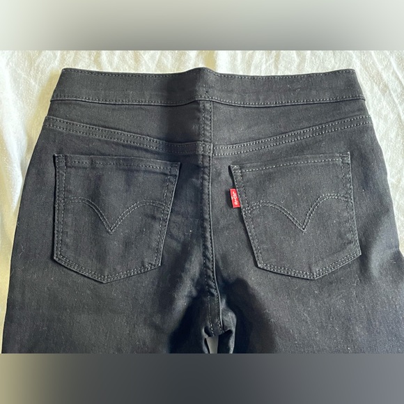 Brand New Girl Levi’s Black Skinny Leggings / Jeans - Picture 8 of 13